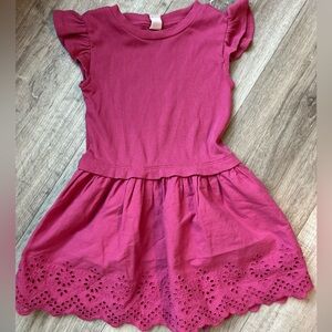 GAP Pink Kids Dress with Eyelet Hem